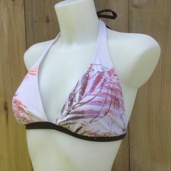 Garage cream white tropical bikini size M/L - Picture 3 of 7
